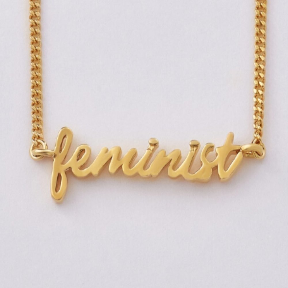 🎁 Feminist Signature Necklace